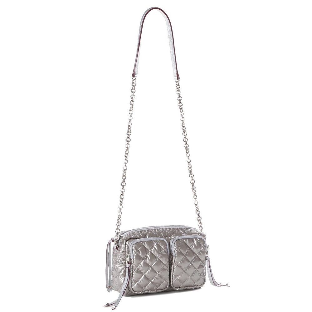 MZ WALLACE Mercury Penny Crossbody Chain Strap